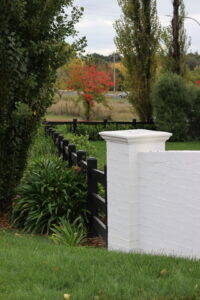 Premium Australian Cypress - Finished with Kentucky Horse Black Stain - 150 x 150 posts - 3 rail