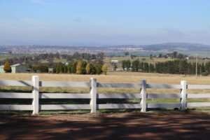 Saltram Rural Cypress Fence - White