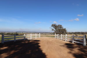 Saltram Rural Cypress Fence - White
