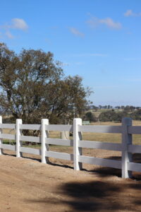 Saltram Rural Cypress Fence - White