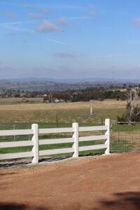 Saltram Rural Cypress Fence - White