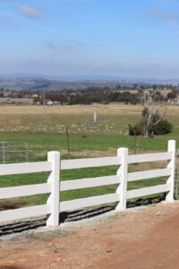 Saltram Rural Cypress Fence - White