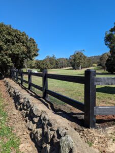 Saltram Rural Cypress Fence - Kentucky Horse Black