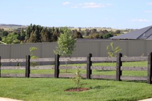 Saltram Rural Cypress Fence - Kentucky Horse Black