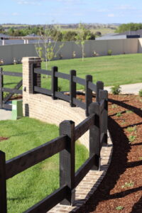 Saltram Rural Cypress Fence - Kentucky Horse Black