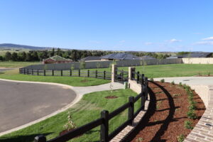 Saltram Rural Cypress Fence - Kentucky Horse Black