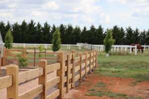 Saltram Rural Cypress Fence - Raw