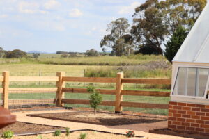 Saltram Rural Cypress Fence - Raw
