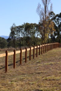 Saltram Rural Cypress Fence - Oiled