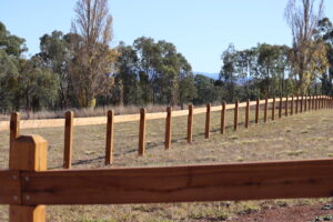 Saltram Rural Cypress Fence - Oiled