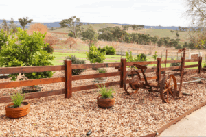 Saltram Rural Ironbark Fence - Natural Timber Oil
