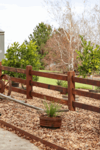 Saltram Rural Ironbark Fence - Natural Timber Oil