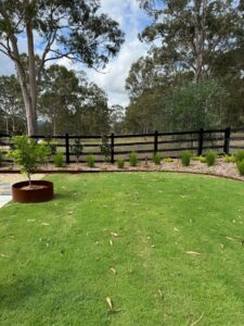 Saltram Rural Cypress Fence - Kentucky Horse Black