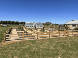 Saltram Rural Cypress Fence - Raw