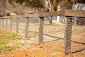 Saltram Rural Ironbark fence _ in Natural Timber Oil