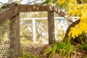 Saltram Rural Ironbark fence _ in Natural Timber Oil