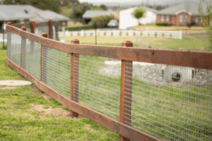 Saltram Rural Ironbark Fence - Natural Timber Oil