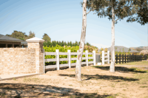 Fully morticed Post and Rail fence by Saltram Rural
