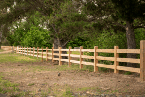 Cypress uncoated 3 Rail - 125 x 125 - Morticed