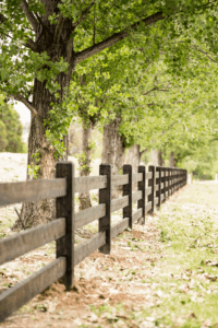 Fully morticed Post and Rail fence by Saltram Rural