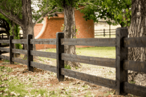 Fully morticed Post and Rail fence by Saltram Rural