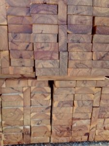 Photo of timber rails for post and rail fences, Saltram Rural