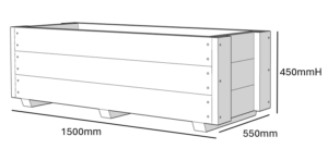 Saltram Rural Planter Box Measurements
