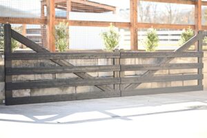 Pair The Hunter gates by Saltram Rural