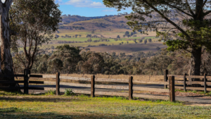 Premium Australian Cypress - Aged and originally finished in SaltraGuard Oil based Black - 3 rail fully morticed - 150 x 150 posts