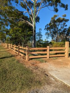 Saltram Rural Cypress Fence Raw Finish
