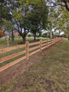 Saltram Rural Cypress Fence Raw Finish