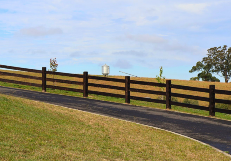 Premium Australian Cypress - 3 Rail Morticed - Finished in SaltraGuard Oil Based Black