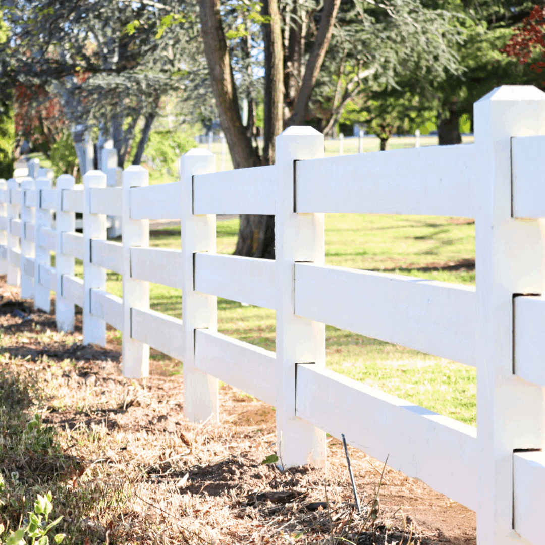 Saltram Rural Post and Rail Fence