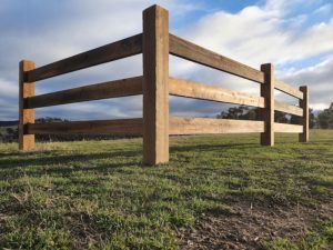 photo of Saltram Rural post and rail timber fence